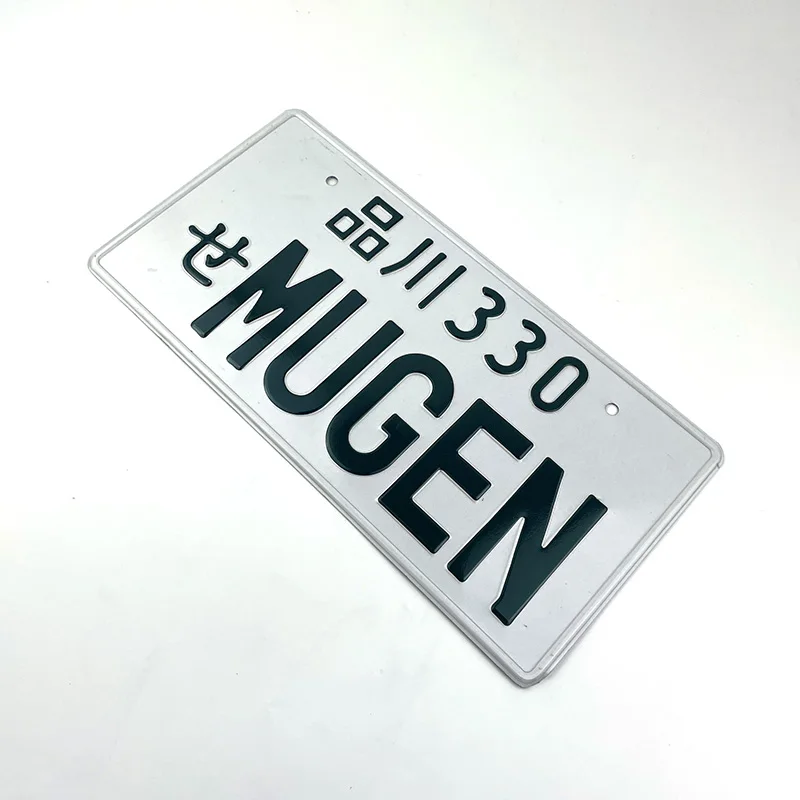 Универсальный автомобильный номерной знак в стиле ретро с японскими номерными