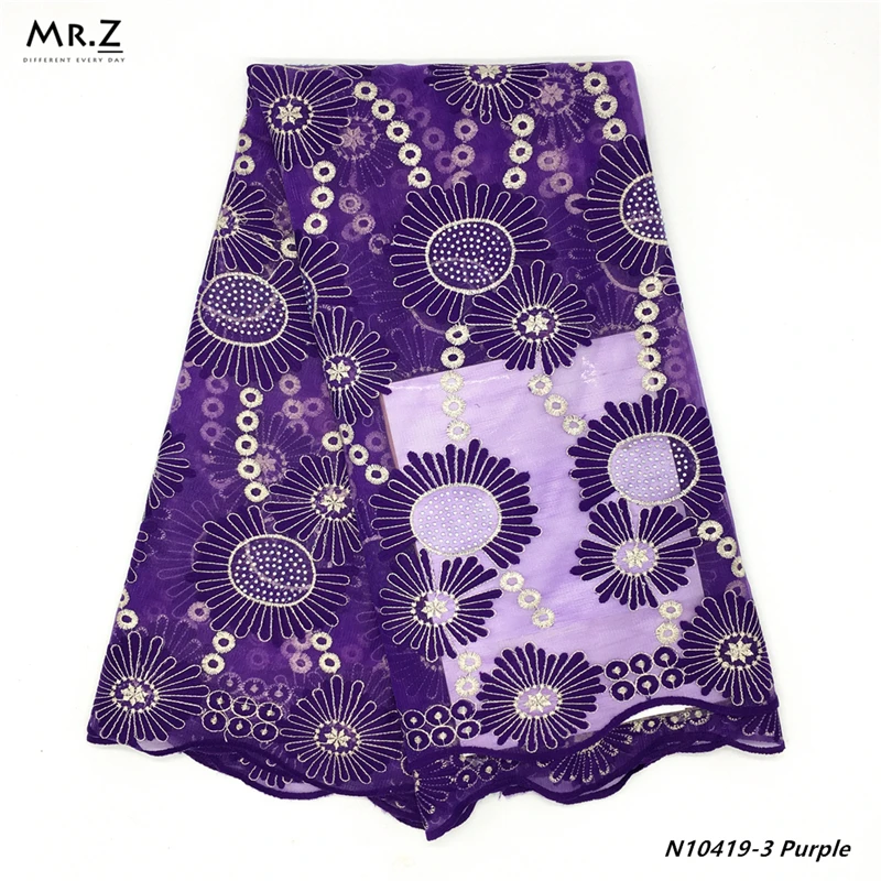 Mr.Z 2019 Embroidered Nigerian Laces Fabric African Wedding Lace Bridal High Quality French Tulle For Party | Дом и сад