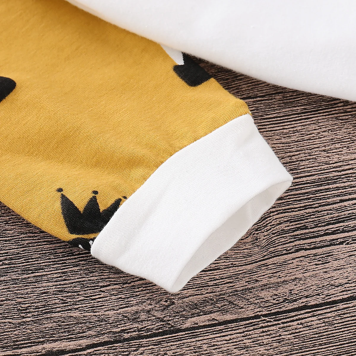 Модный стильный комплект одежды для новорожденных мальчиков и девочек топ с