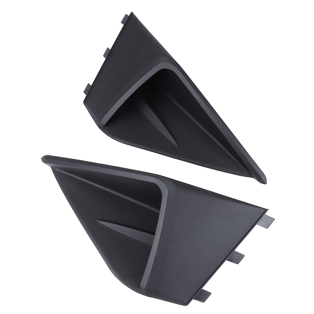 

Black Front Bumper Air Intake Trim Panel Decorative Plates For Ford For Mustang 2018 2019 with Installation Accessories