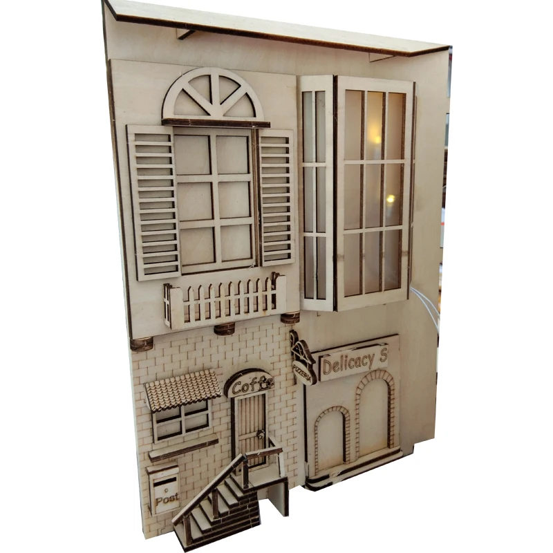 Набор для самостоятельной сборки деревянная книга Diagon Alley Nooks Art Bookends в