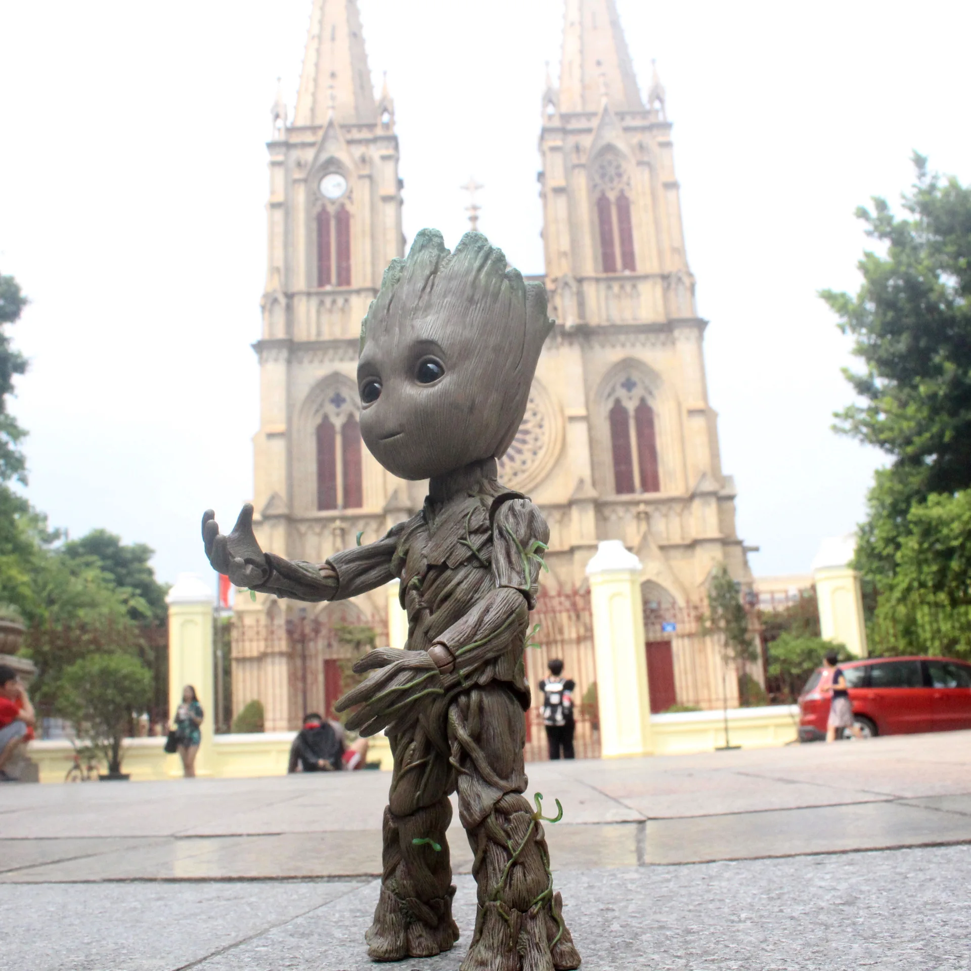 1:1 Размер Disney marvel Groot Guardians of the Galaxy Мстители Фигурки Модель Аниме Коллекция