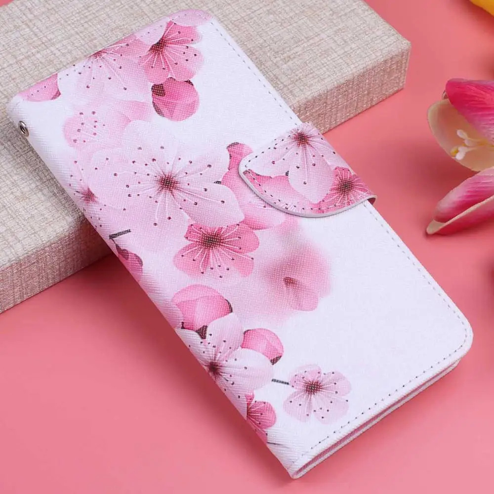 Кожаный флип чехол с принтом для iPhone 11 6 1 дюймов милый бумажник рисунком совы 11Pro