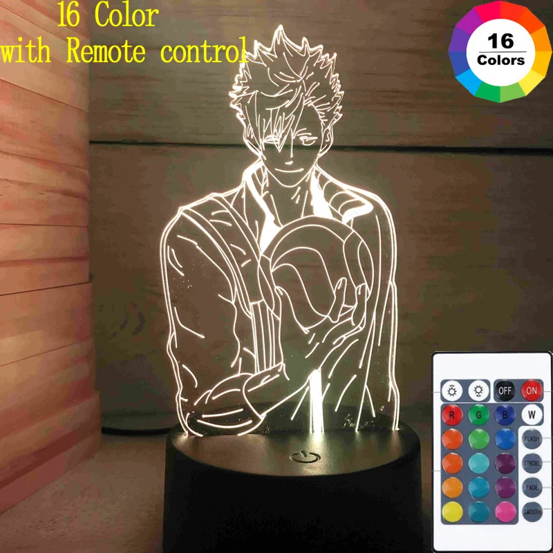 

Oya Oya Oya Haikyuu anime figure Table Lamp gift 3d Child toys