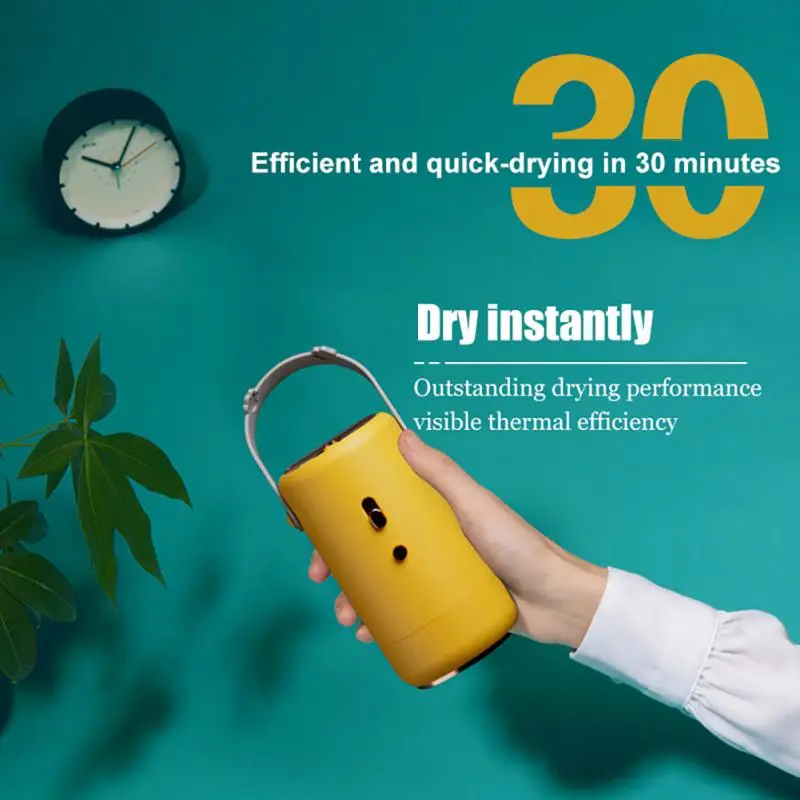

Mini Electric Clothes Dryer 400W Portable Compact Heating Drying Machine PTC Thermostatic Dual Sterilization Disinfection Dryer