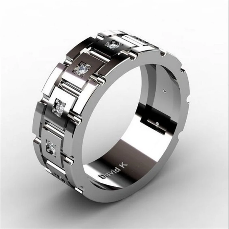 

Fashion Creative Chain Modeling Punk Style Exquisite Light Luxury Ring Jewelry Holiday Gift Party Party Jewelry Ring Wholesale