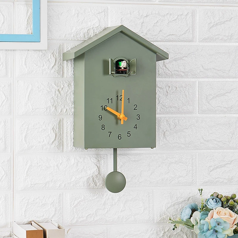 Настенные кварцевые часы Bird Cuckoo украшение для дома гостиной праздничные с