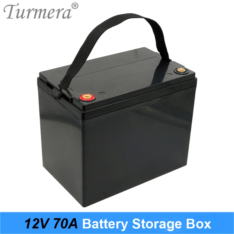 

Turmera 12V Battery Storage Box for 3.2V Lifepo4 Battery for 24V 48V 70Ah 90Ah 100Ah Solar System Uninterrupted Power Supply Use