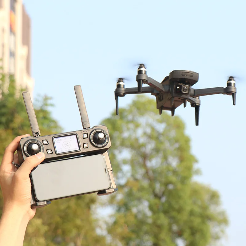 Дрон K20 с бесщеточным двигателем 5G gps 4K HD Двойная камера Профессиональный складной Квадрокоптер 1800 м радиоуправляемая игрушка подарок для мальчика