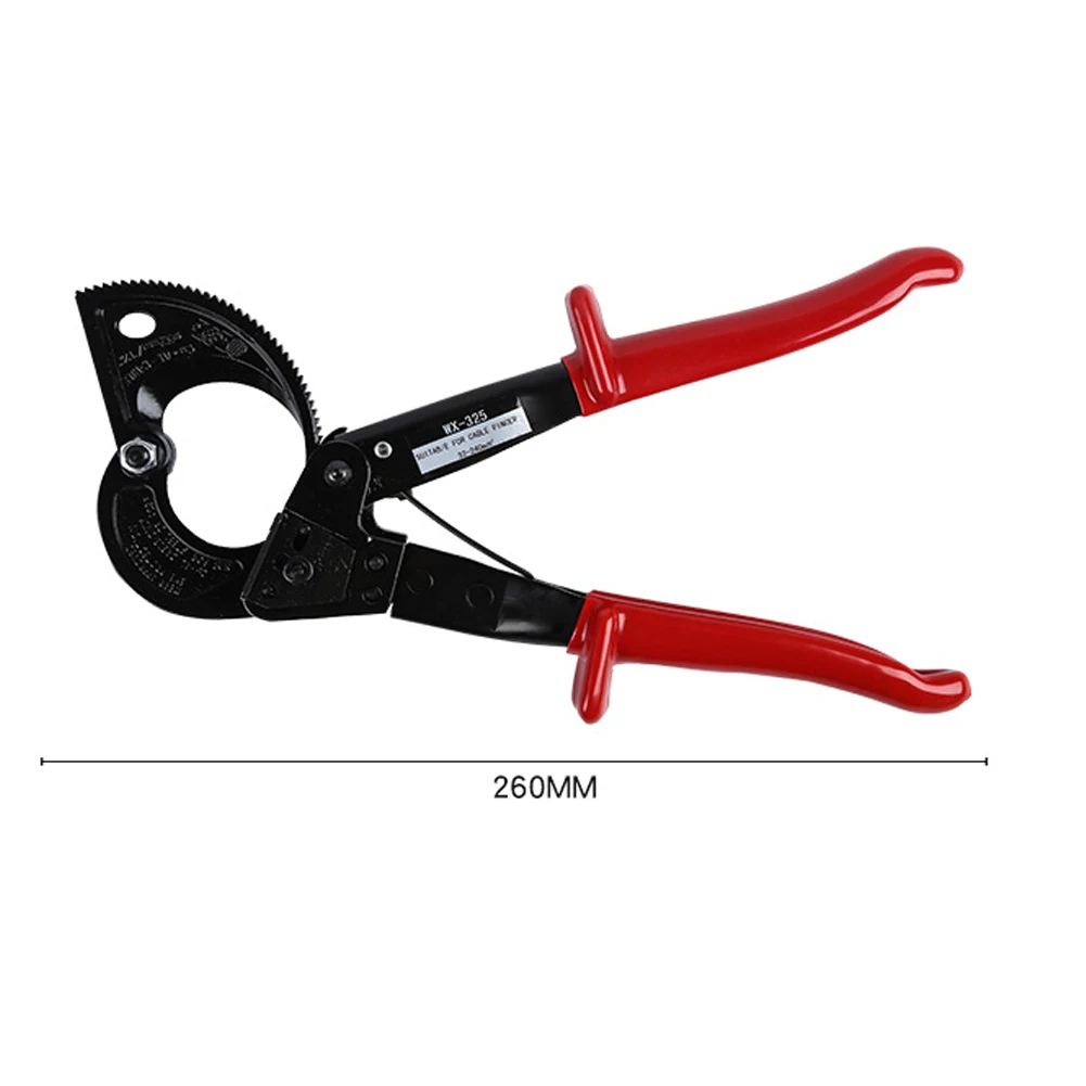 

240mm Repair Electric Wire Handheld Anti Slip Clamping Compact Stripper DIY Heavy Duty Hand Tools Economic Cable Cutter Ratchet