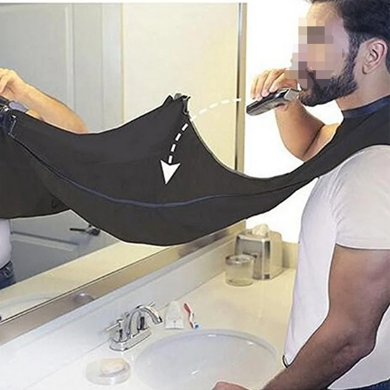 Bathroom Accessories Product Easy to Use Shaving Apron Beard Men Waterproof White/Black Household Cleaning Protecter | Дом и сад