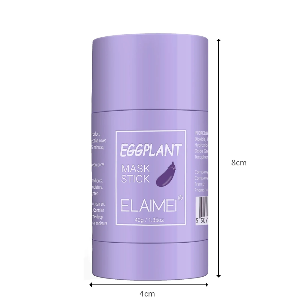 

Green Tea Mask Purifying Clay Stick Oil-Control Facial Skin Cleaning Mud Mask Control Skin Care Anti-Acne Purifying Clay Mask