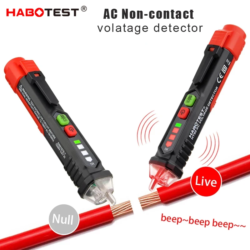 12-1000 в ЖК-дисплей визуальный умный Бесконтактный детектор напряжения