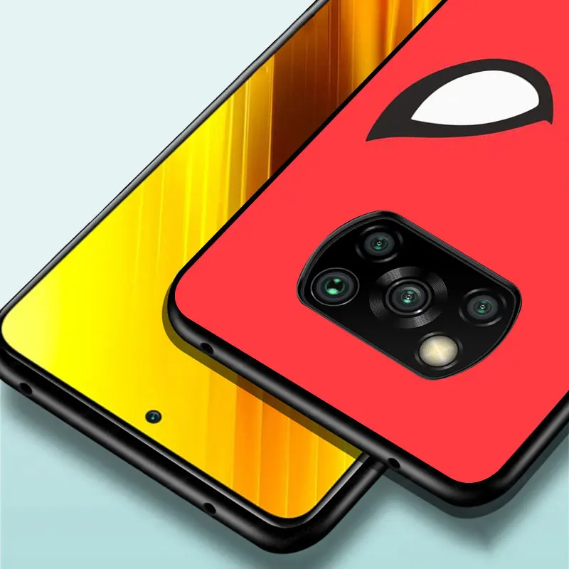 

Marvel superhero Spiderman for xiaomi A3 8 9 10 10T Note 10 MI 9 9T 10 10T 10i 11 11i Lite Pro Ultra SE TPU Black Phone Case