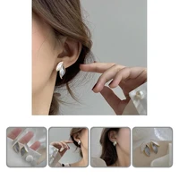 stylish women earrings colored jewelry lightweight long lasting ear studs women stud earrings earrings 1 pair