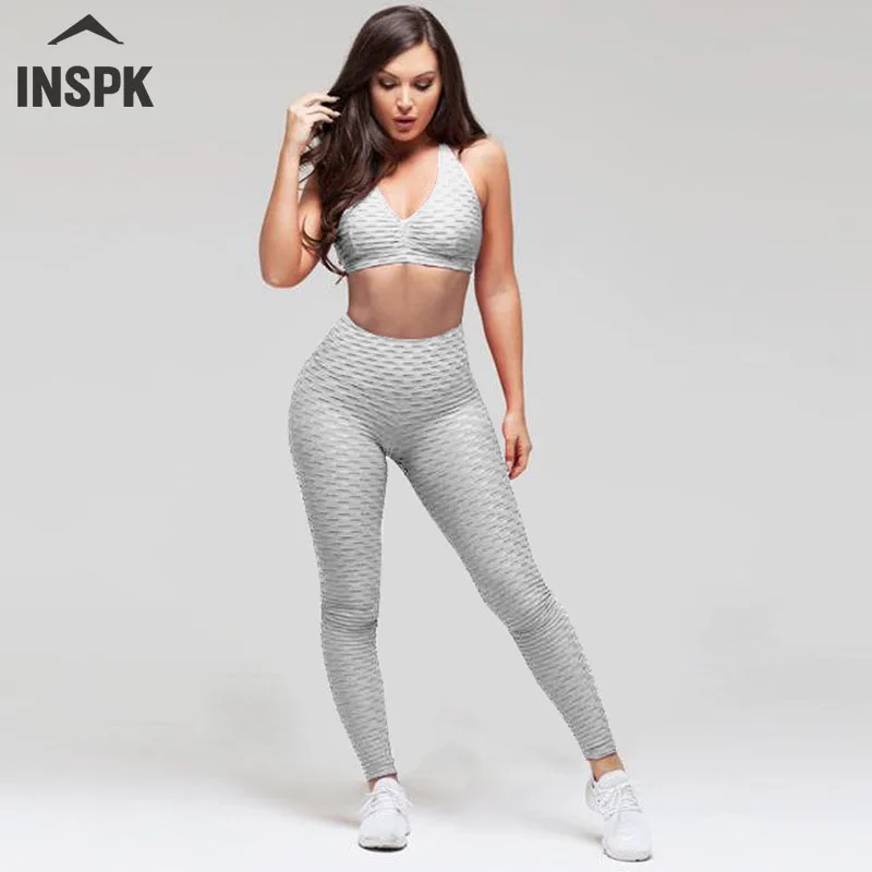Женские леггинсы для спортзала эластичные из полиэстера фитнеса сексуальная