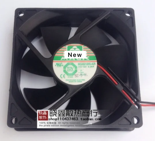 Для Emacro для MAGIC MGA9212HS-A25 DC 12V 0.25A 2-проводной 92x92x25 мм вентилятор охлаждения сервера |