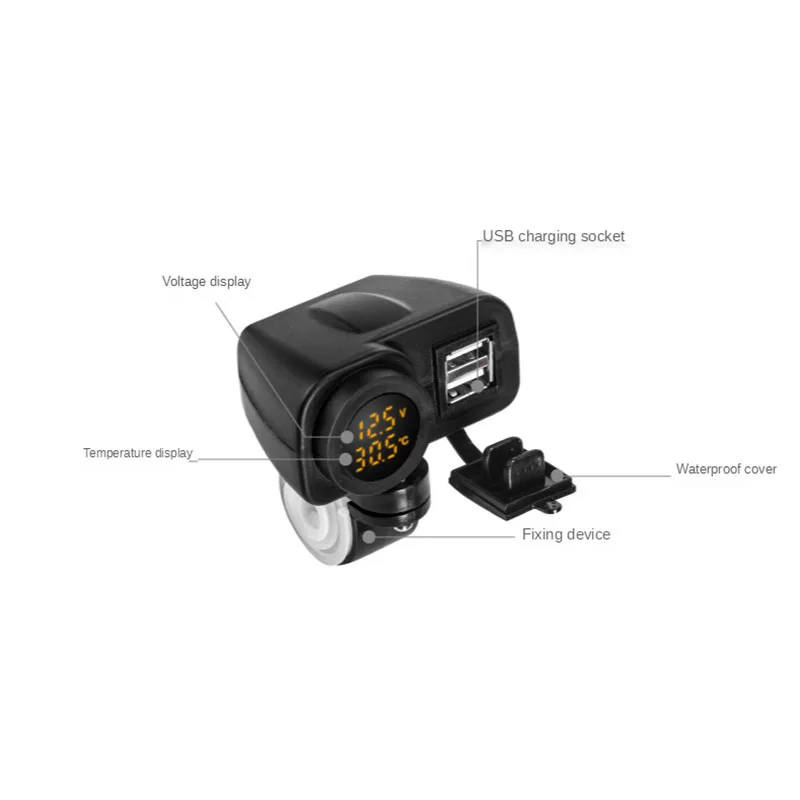 Мотоцикл мобильный телефон Зарядное устройство Водонепроницаемый