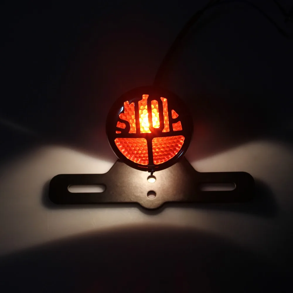Задний стоп сигнал POSSBAY для мотоцикла подсветка номерного знака мотоциклистов