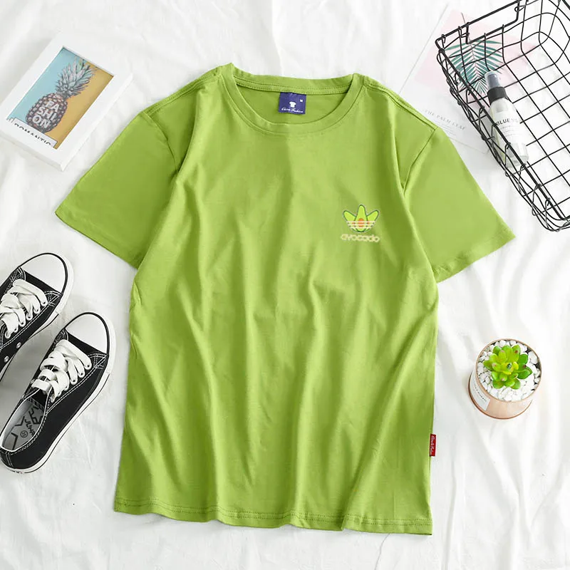 Новинка 100% г. Брендовая женская футболка с рисунком авокадо|Футболки| |