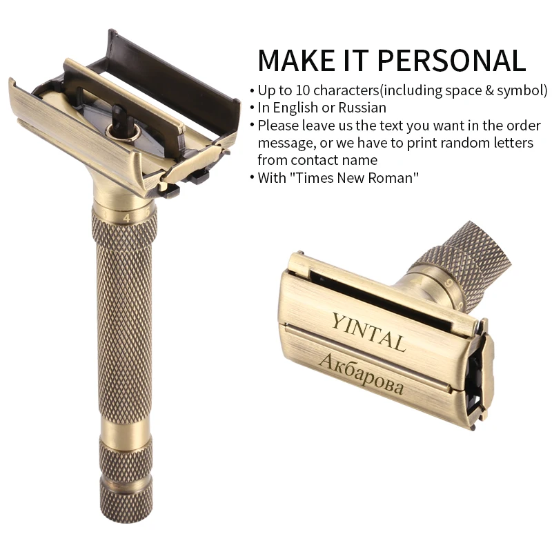 Бритва Make It Personal ew Design Роскошная бритва с бабочкой открытая Регулируемая