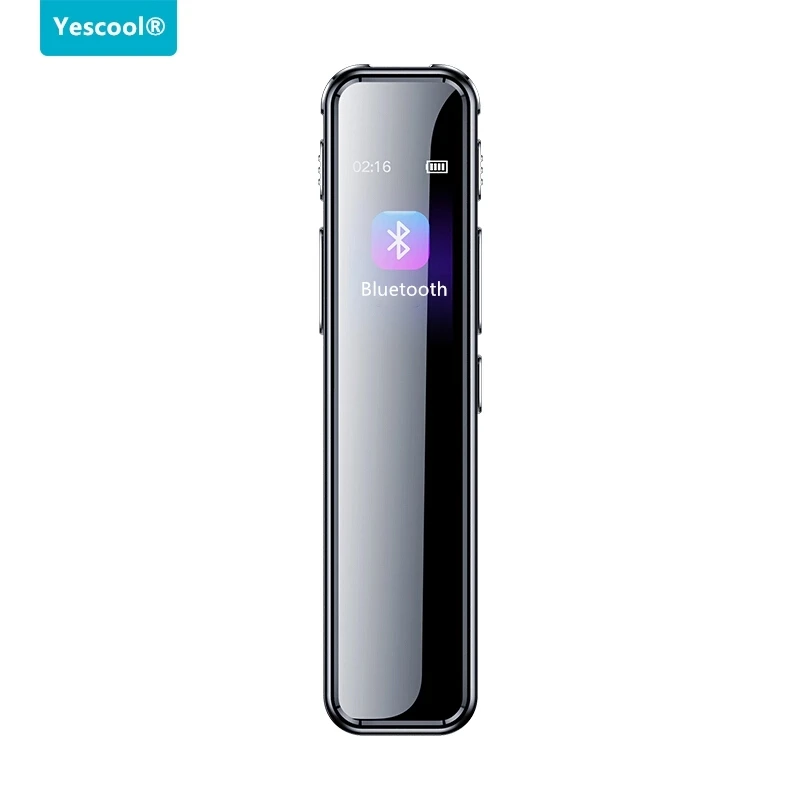 

Yescool A8 mini long time Bluetooth Dictaphone voice-activate recorder Variable speed playback MP3 music player covert recording