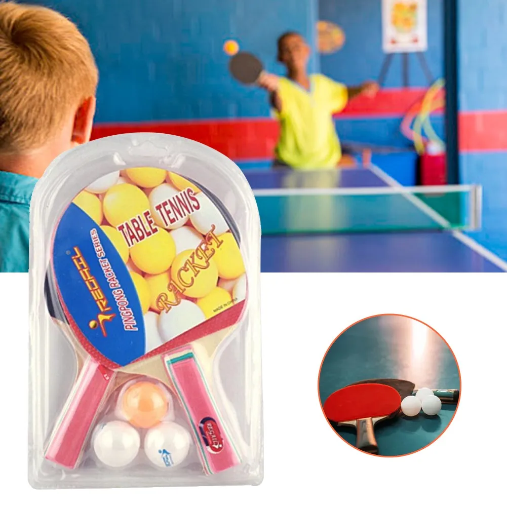

Настольный теннис, 2 летучие мыши, 3 мяча для помещения, пинг-понга, для отдыха, бытовое мягкое спортивное оборудование для родителей и детей