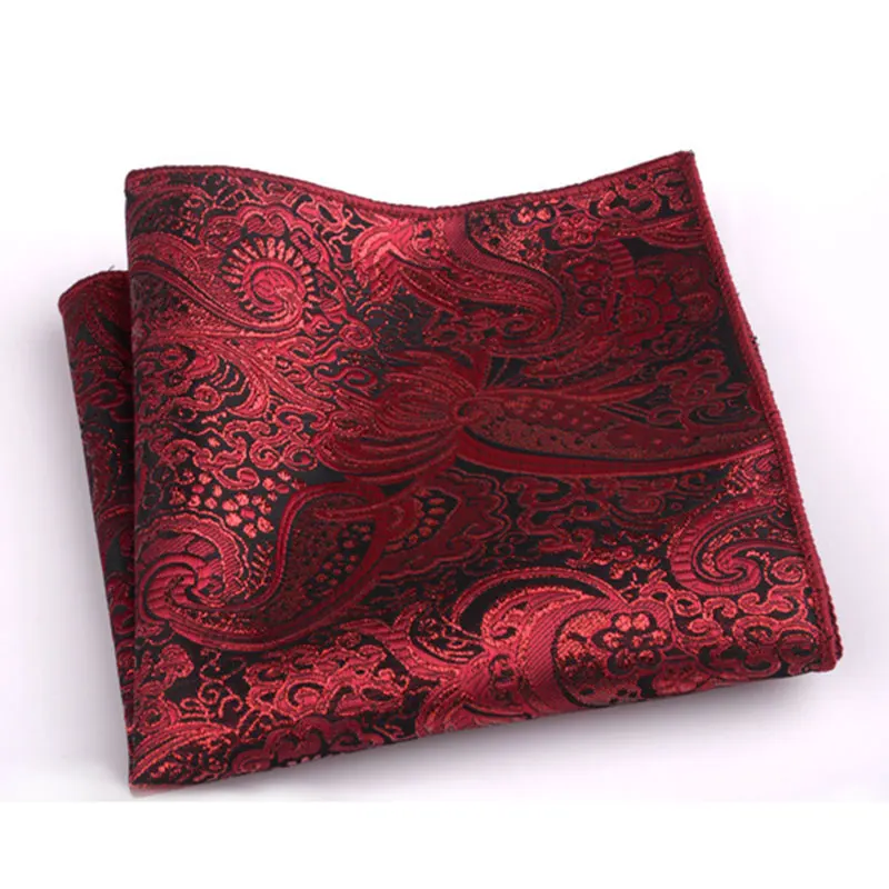 Fashion New Vintage Men Floral Print Pocket Square British Design Handkerchief Chest Towel Suit Accessories Man | Аксессуары для