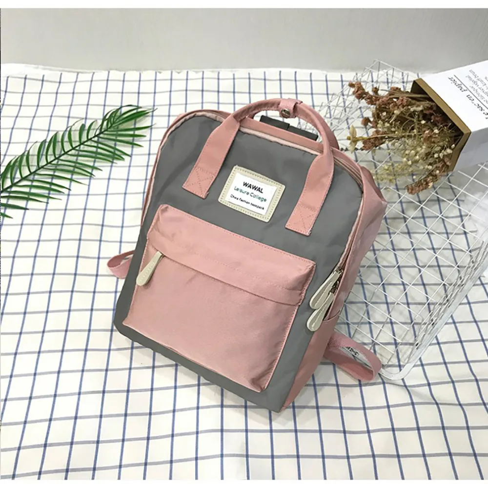 Японский и корейский рюкзак Bolsa для женщин маленький Универсальный удобный ранец