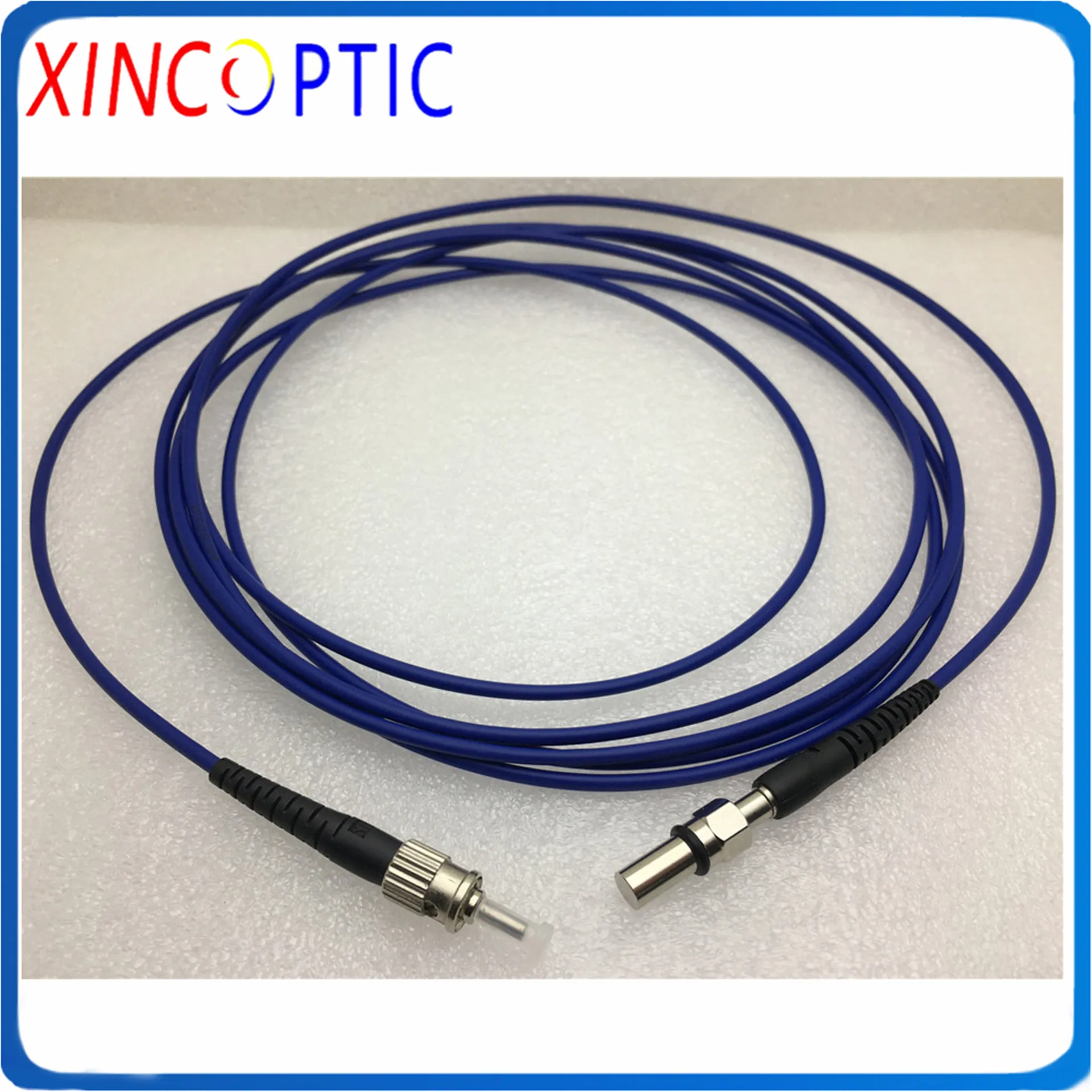 Многомодовый армированный оптоволоконный патч корд из чистого кремнезема 400 мкм