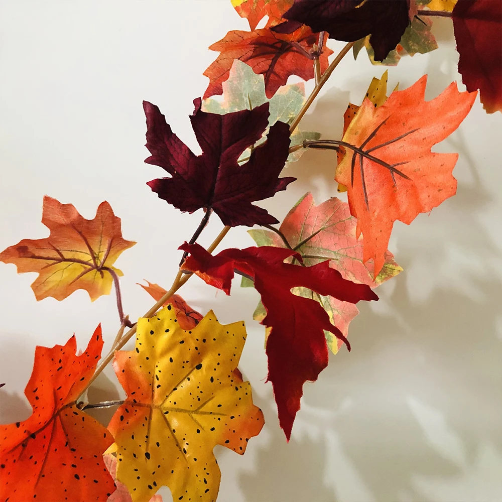 

LEDs Pumpkin Maple Leaves String Lights Halloween 3D Pumpkin Lights for Xmas Halloween Thanksgiving Fall Decoration 2