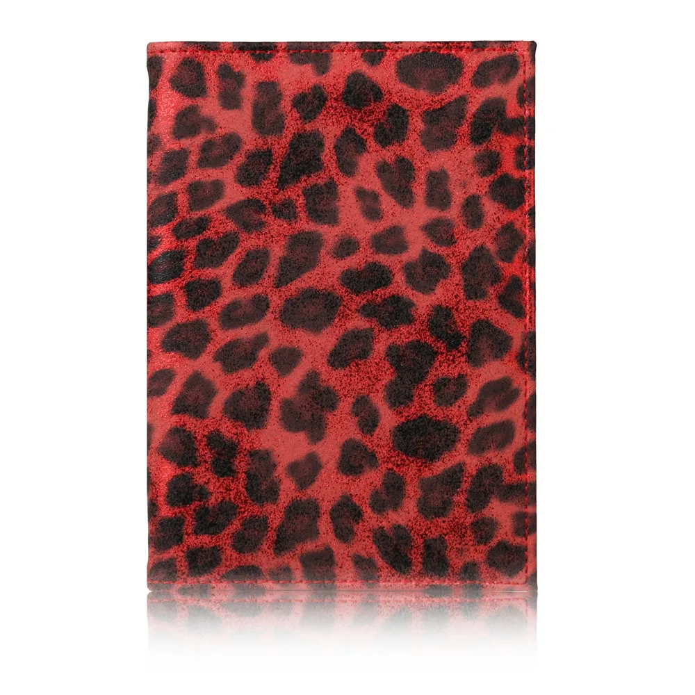 Обложка для паспорта из искусственной кожи с леопардовым принтом 4 цвета чехол