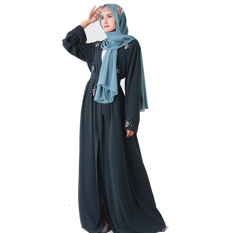 Abaya Kimono Muslim Hijab Dress Women Abayas Caftan Marocain Kaftan Robe Femme Dubai Tesettur Elbise Turkish Islamic Clothing