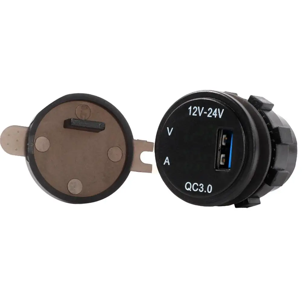 

70% HOT SALES!!! QC3.0 3-in-1 Car Marine Boat Fast Charging Digital LED Voltmeter Ammeter Charger