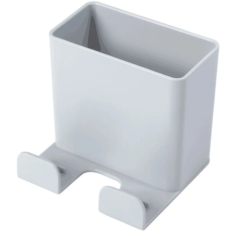 1pc wall mounted organizer storage box remote control torage air conditioner case mobile phone rack stand phone plug holder hook free global shipping