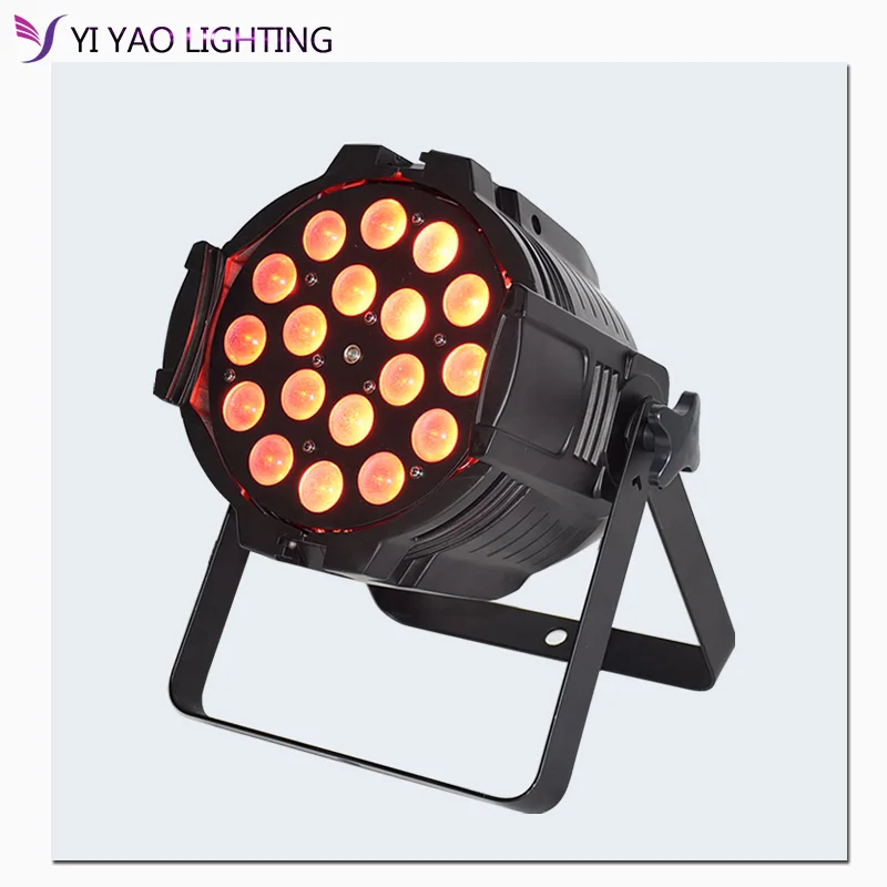 Led Zoom Par может сценические огни 18x12 Вт RGBW 4в1 DMX управление для фестиваля вечерние