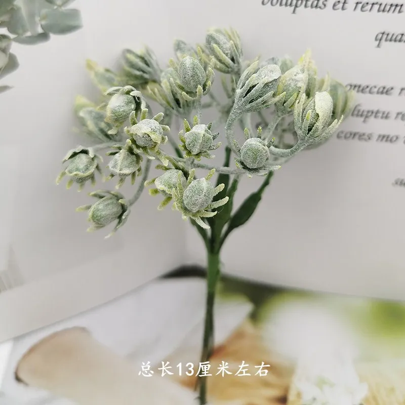 Пластиковый букет из искусственных цветов для скрапбукинга 23 стиля искусственные растения для дома Рождественские Свадебные украшения