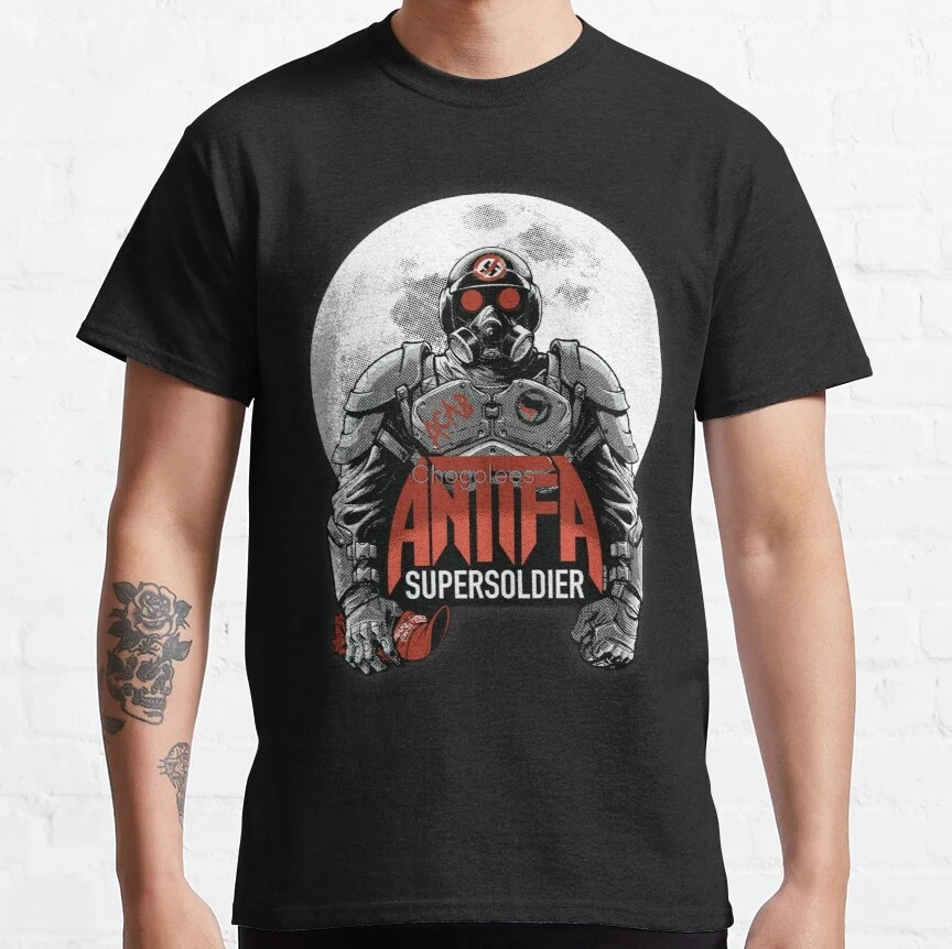 Мужская футболка Antifa Supersoldier женские и мужские футболки|Мужские футболки| |
