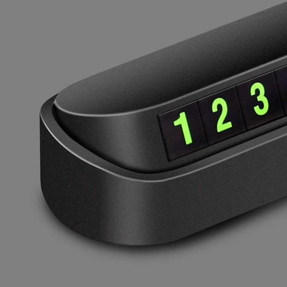 Sell Like Hot Luminous Car Temporary Parking Card Magnetic Phone Number Hidden Telephone Plate Auto Park Stop Access | Автомобили и