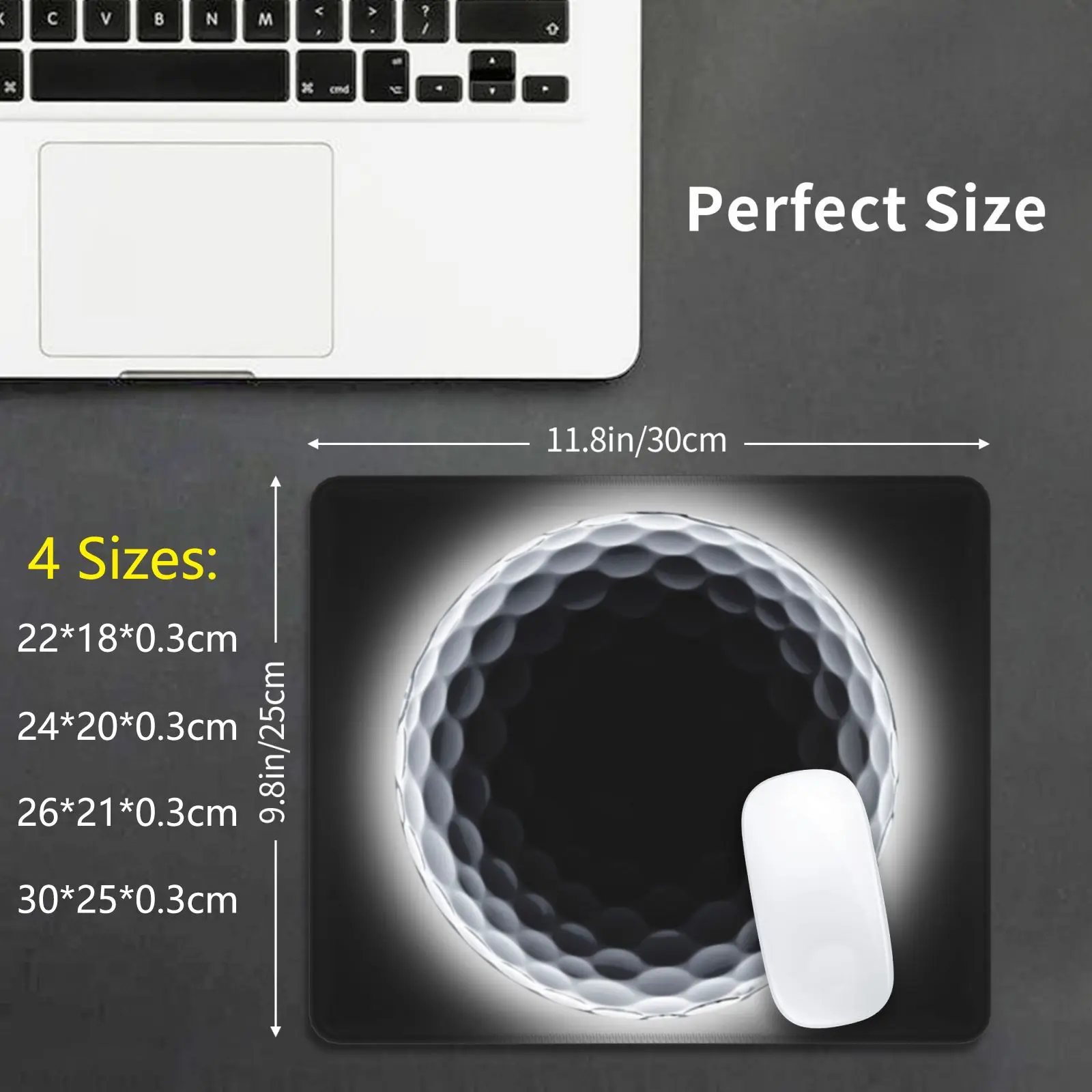 Event Horizon In Deep Space Mouse Pad Diy Print Cushion Space Frontiers Worlds New Worlds Golf Rim