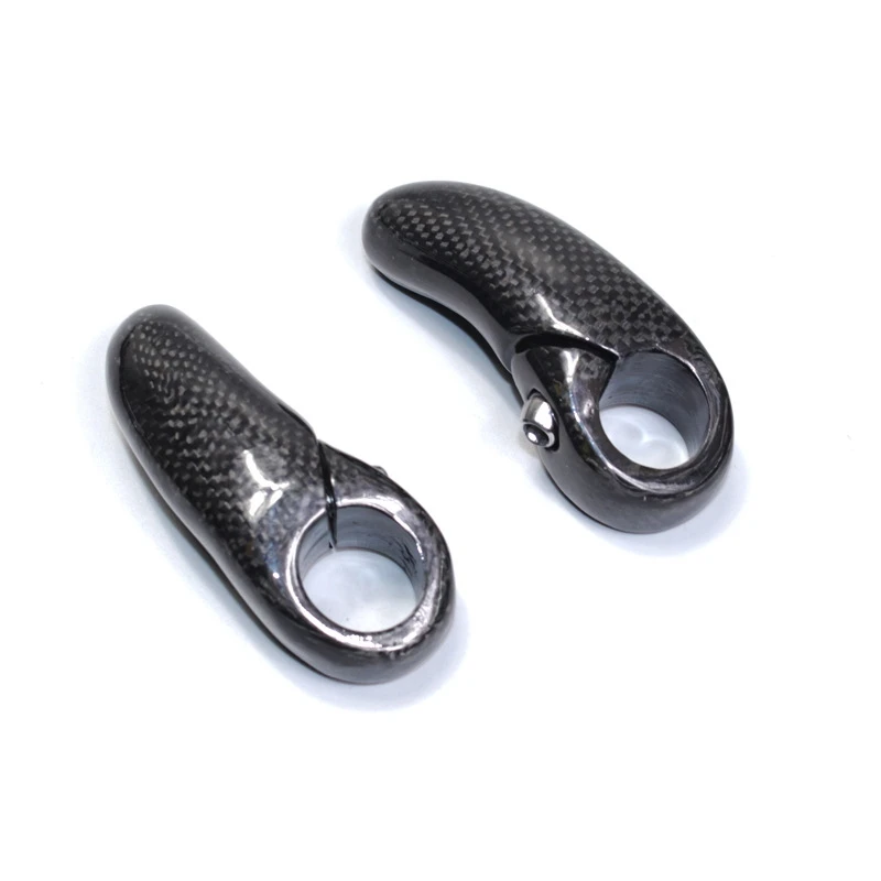 Super Light Ergonomics 3K Carbon Fibre Mountain Bicycle Handlebar Ends Black Cycling MTB Bike Bar | Спорт и развлечения