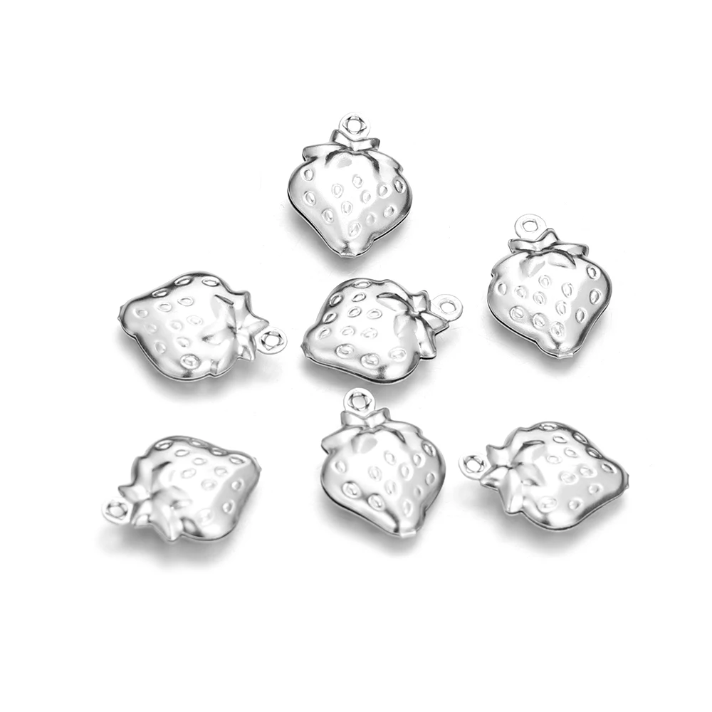 Semitree 10 шт. нержавеющая сталь полый корпус сердце слон искусственные браслеты