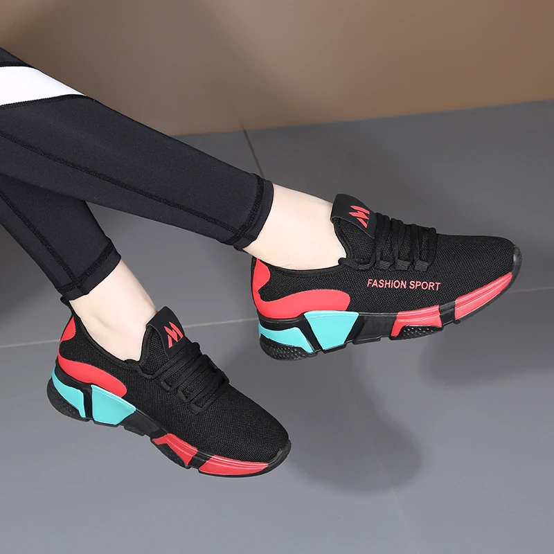 Повседневная женская обувь Сетчатые кроссовки Дышащая Zapatillas Mujer Легкая для