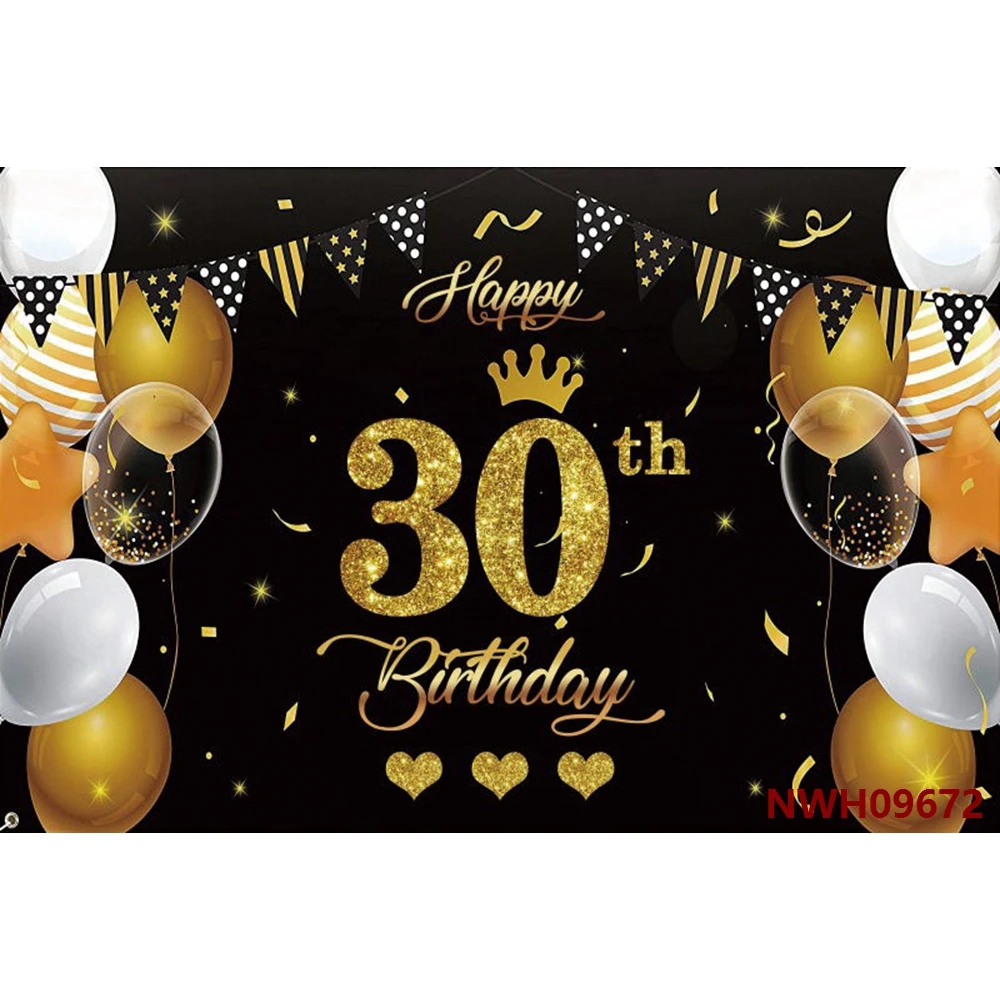 

Фон с днем рождения воздушный шар Блестящий Золотой для взрослых Свадьба детвечерние ринка Декор на заказ фотография фон для фото плакат ре...