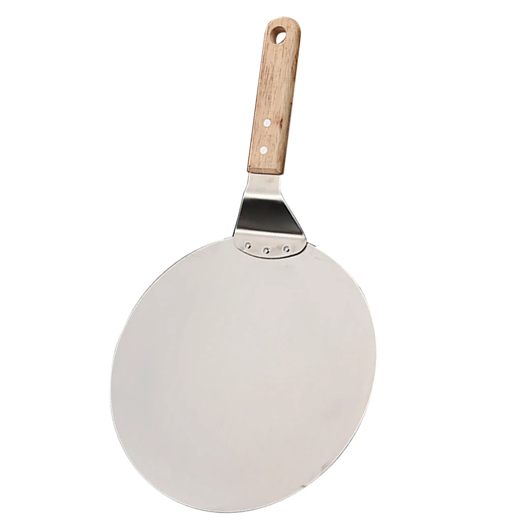 

Stainless Steel Pizza Shovel Cake Lifter Shifter Spatula Baking Tray Plate for Home, Kitchen , Hotels, Shops, Restaurants