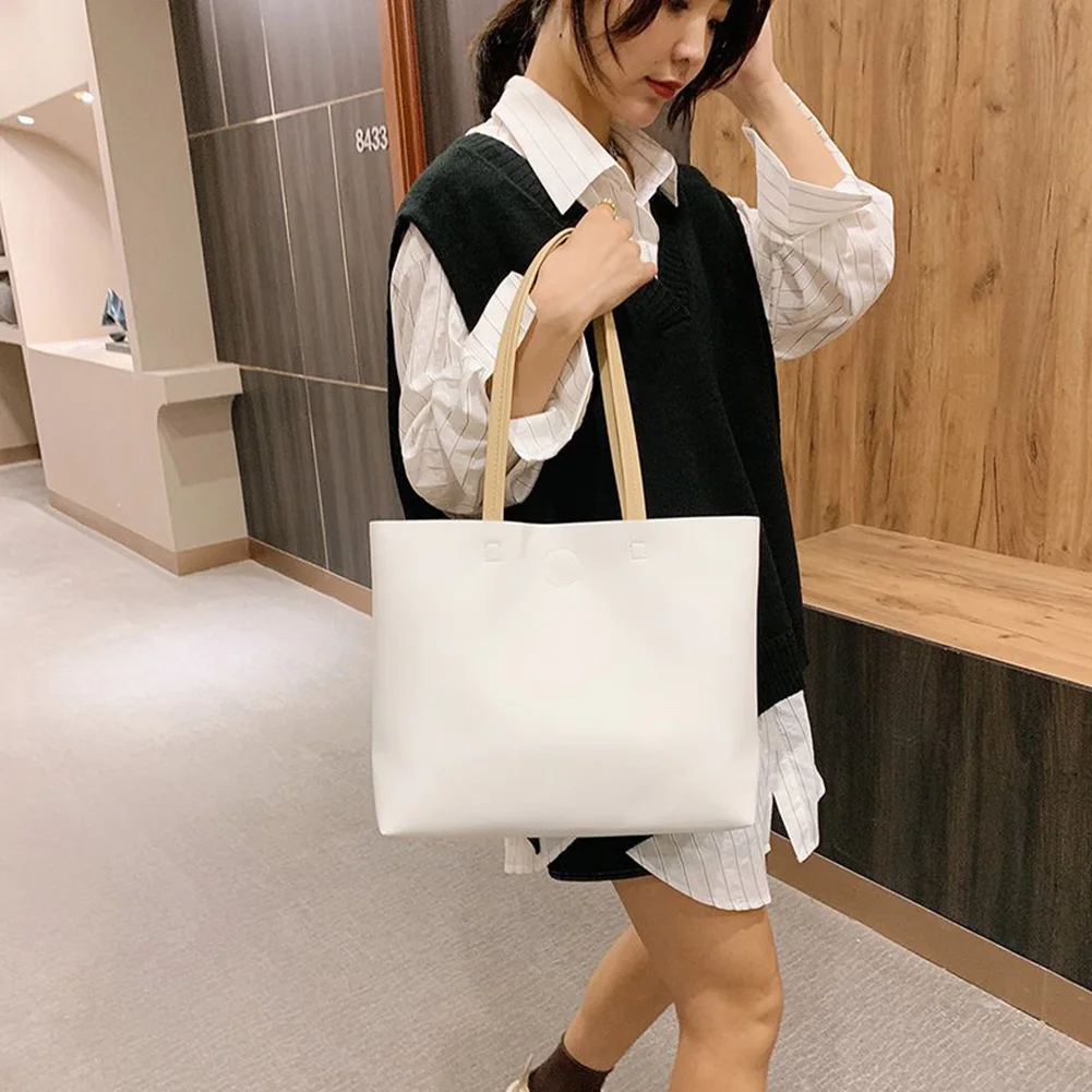 

PU Leather Crossbody Bags SimpleSolid Color Summer Lady Shoulder Handbags Female Simple Totes for Women 2020 Trend