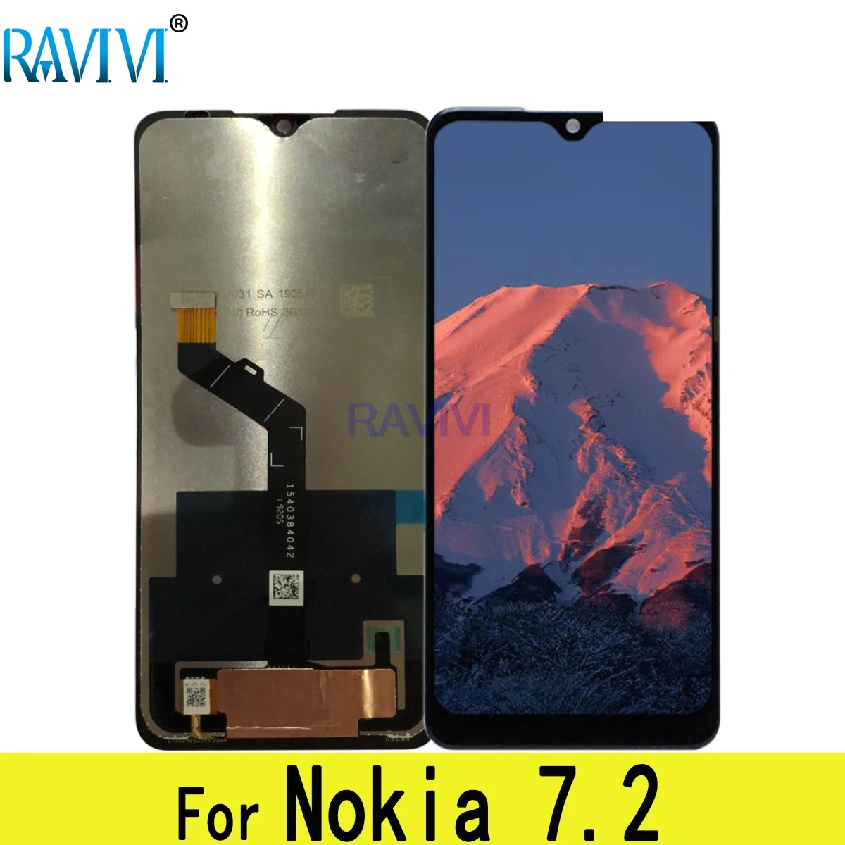 7 2 ЖК дисплей для Nokia сенсорный экран дигитайзер в сборе Замена 2|Экраны мобильных