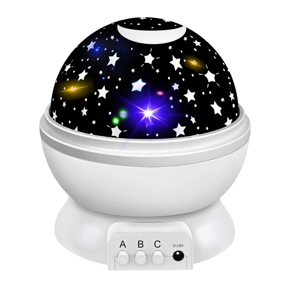 

LED Projector Star Moon Galaxy Night Light For Children Kids Room Sky Rotating Bedroom Decor Nursery Nightlight Baby Lamp Gifts