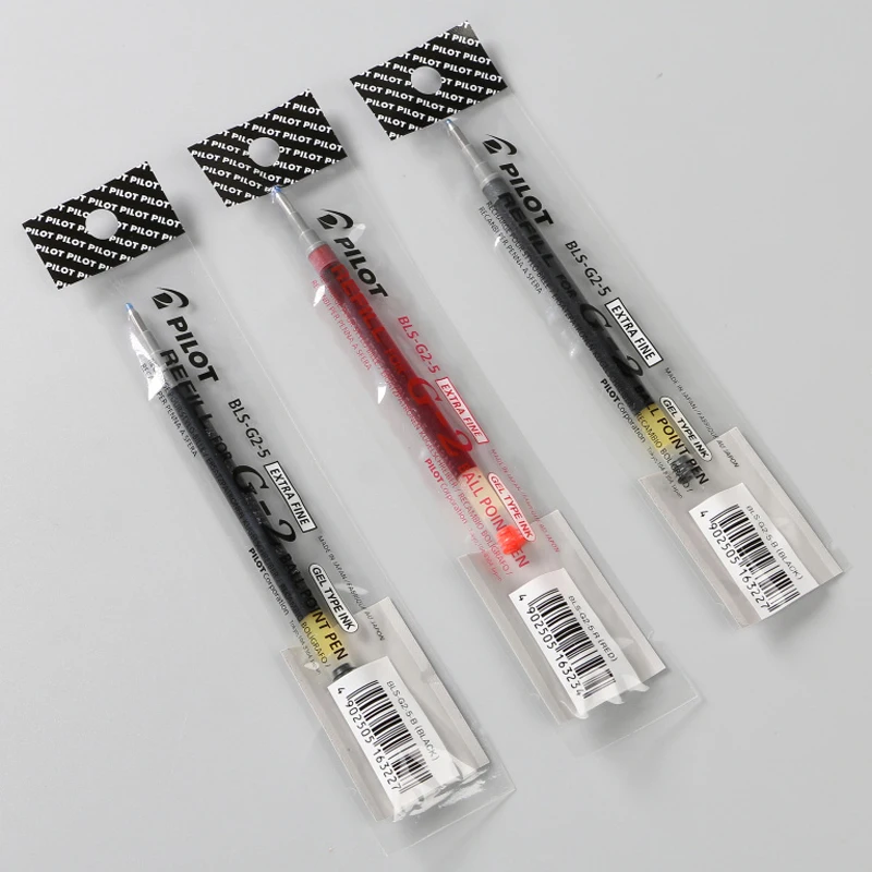 12 Pcs Gel Ink Refill Original Japan Pilot BLS-G2 0.5mm/0.7mm office and school stationery wholesale | Канцтовары для офиса и