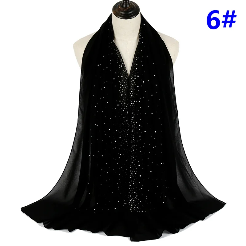 

Muslim Double Loop Jersey Hijab Scarf Femme Musulman Wrap Head Scarves Islamic Headscarf Malaysia Hijab Female Foulard